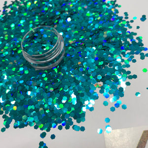 2mm Holographic Turquoise