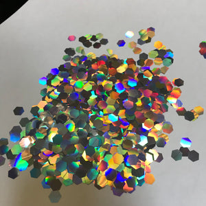 6mm HOLOGRAPHIC SILVER