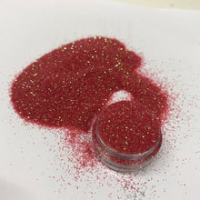 IRIDESCENT RED FINE GLITTER