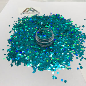 2mm Holographic Turquoise