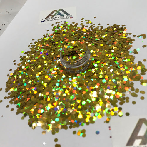 2mm Holographic Gold