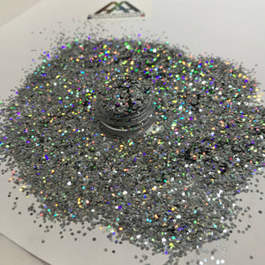 1mm Holographic Silver